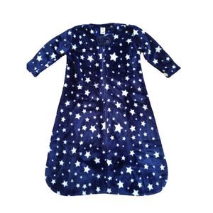 HB Sleep Sack Dark Blue Stars Baby Boy Infant Long Sleeve 6-12 M 15-24lbs